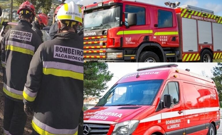 QUATRO feridos em colisão entre autocarro e ligeiro