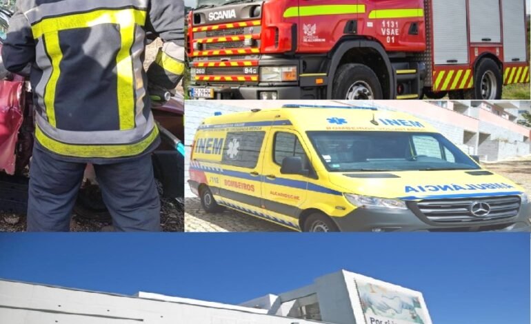 COLISÃO frontal fez 3 feridos na Terceira Circular