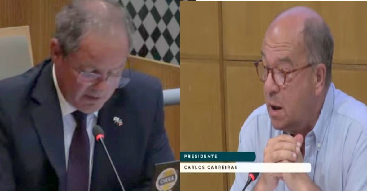 VEREADOR do Chega acusa Carreiras de “insultar 1,5 milhões de portugueses” em reunião do executivo | C/ VÍDEO