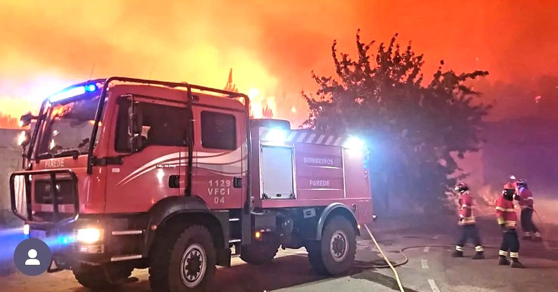 BOMBEIRO de Parede teve alta hospitalar depois de sofrer queimaduras no fogo de Piodão