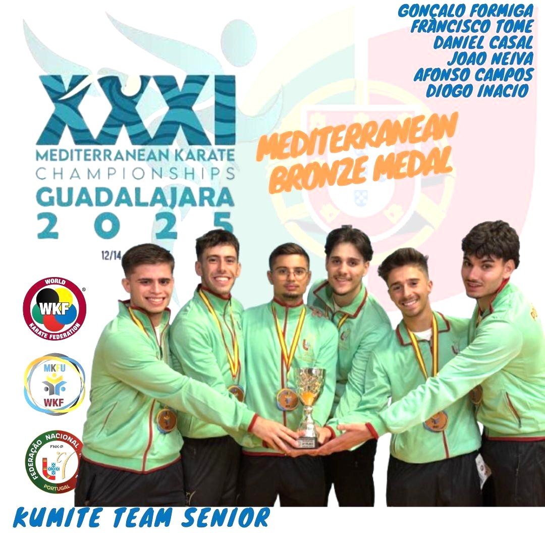 KARATECAS regressam a Alcabideche com medalha de bronze conquistada em Guadalajara