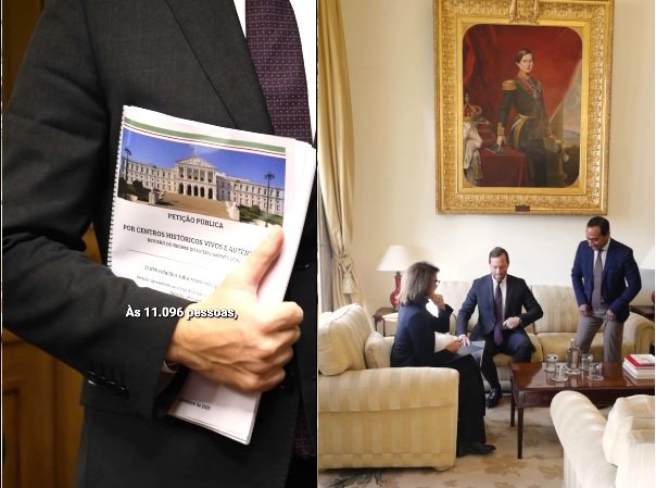 FRANCISCO Kreye entregou no Parlamento petição pública para alterar Licenciamento Zero