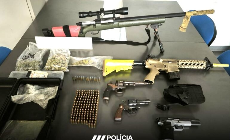 INVESTIGADO por ofensas à integridade física guardava arsenal em casa