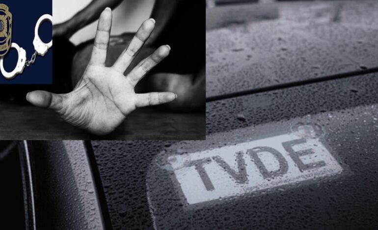 MOTORISTA de TVDE detido por violar mulher que transportava para Cascais