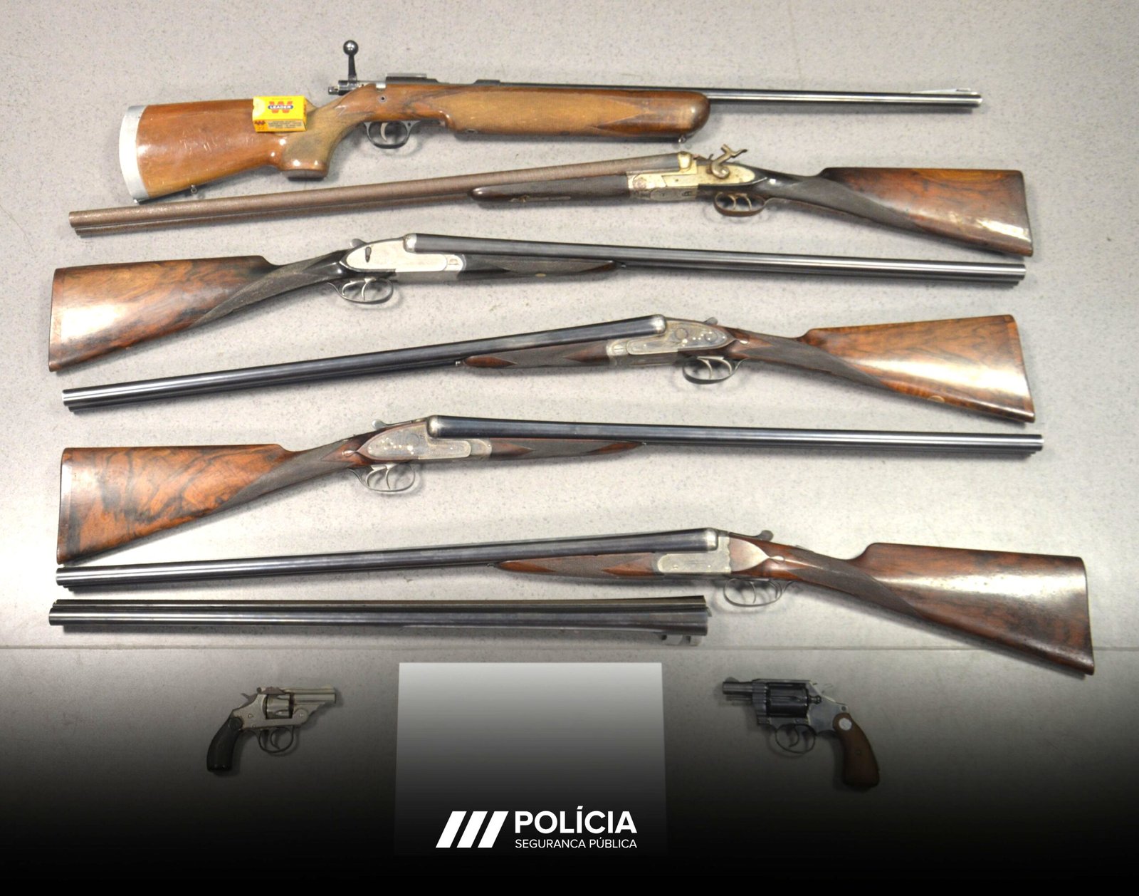 PSP de Cascais apreende mais 8 armas de fogo